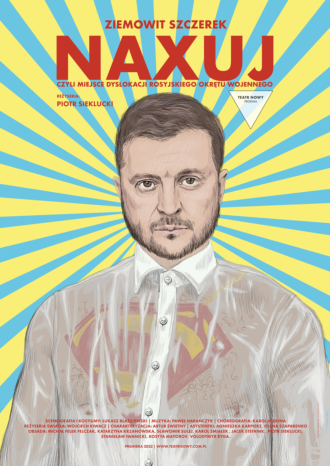 poster for a play where I made a costume for