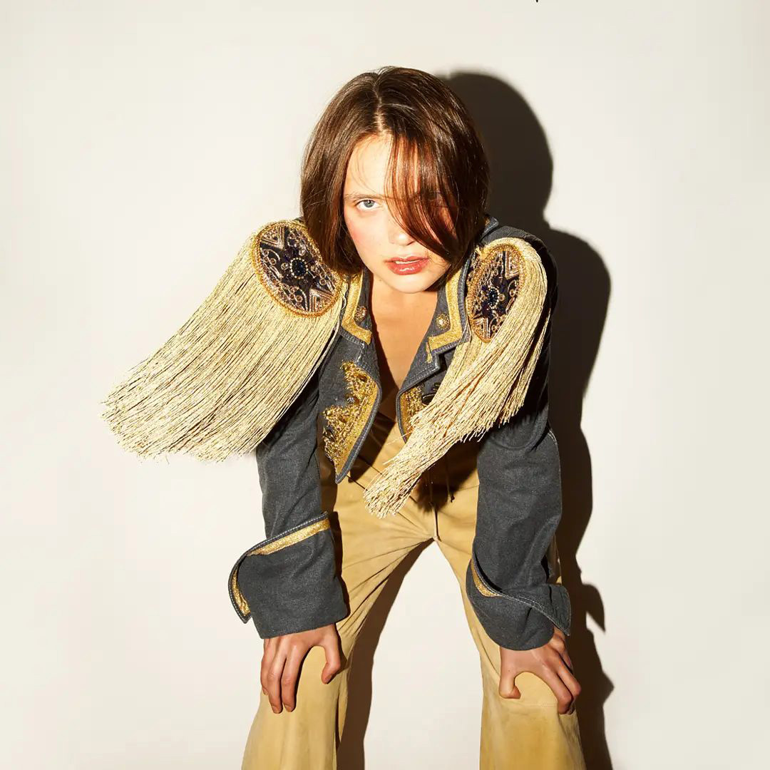 Blazer with epaulets by Torridesign